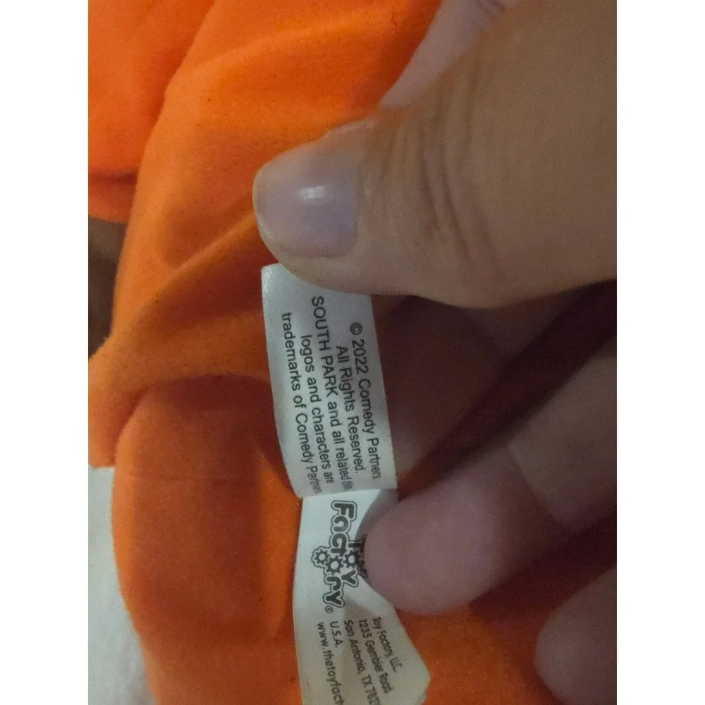 South Park Kenny McCormick Orange Parka Plush Toy Factory 2022 19 Inch